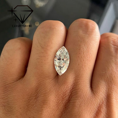Qualität LuxuryShine VVS2 Marquise Form 0,3-15ct Laborgewachsener Diamant D-F Farbe 3EX Schnittsteine mit IGI-Zertifikat Echtdiamant Fabrik