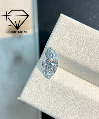 LuxuryShine VVS2 Marquise Form 0,3-15ct Laborgewachsener Diamant D-F Farbe 3EX Schnittsteine mit IGI-Zertifikat Echtdiamant