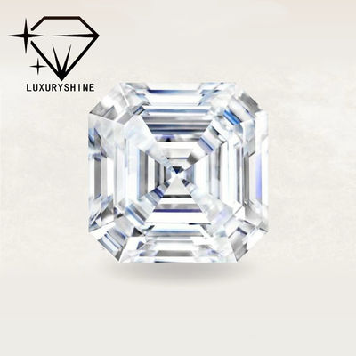 Qualität LuxuryShine VVS-VS Asscher Shape Lab Wachstumstahl Diamant 0.1-10CT D-F Farbe weißer Diamant mit IGI-Zertifikat 3EX Schnittsteine Fabrik