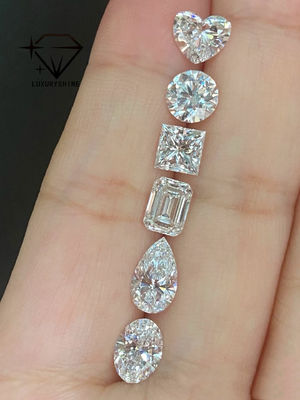 Qualität LuxuryShine VVS-VS Asscher Shape Lab Wachstumstahl Diamant 0.1-10CT D-F Farbe weißer Diamant mit IGI-Zertifikat 3EX Schnittsteine Fabrik