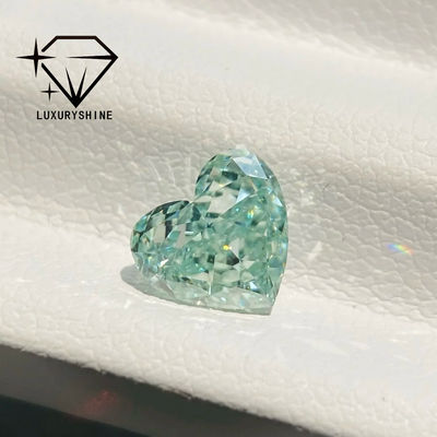 Qualität LuxuryShine Pink / Gelb / Grün Herzförmiger Laborgezüchteter Diamant VVS-VS Echte Diamanten & Hochzeitsschmuck & Maßgeschneiderter Schmuck Fabrik