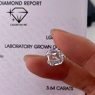 Qualität LuxuryShine VVS-VS 0.1-10CT Asscher Form Labor Diamant D-F Farbe Weißer Diamant Mit IGI Zertifikat 3EX Schliff Steine Fabrik