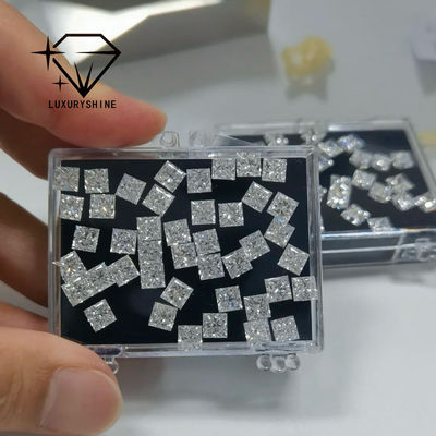 Qualität LuxuryShine Princess Schliff Labor Gezüchteter Diamant D-F Farbe VVS-VS Mit IGI Zertifikat Exzellenter Schliff Hochzeitsdiamanten Großhandel Fabrik
