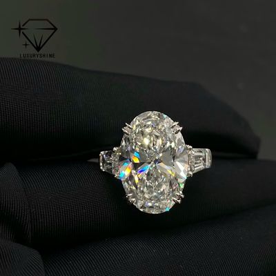 Handgefertigter, feiner Schmuck mit klaren/blauen/rosa/gelben Edelsteinen und D/E/F/G/H/I/J Diamanten