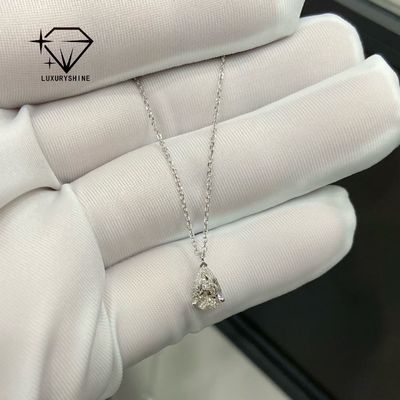 Luxuriöse Diamant-Halskette mit VS2-Reinheitsdiamanten und 18 Karat/roségoldbeschichtetem, individuellem High-Jewelry-Anhänger