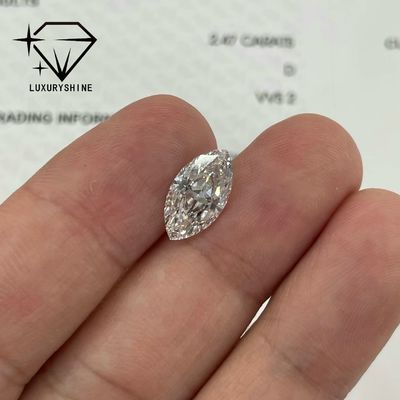 Qualität Im Labor gezüchteter Marquise-Diamant VVS-VS D-F Farbe IGI-zertifiziert Fabrik