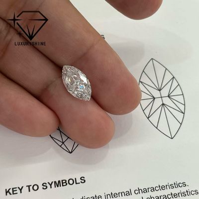 Qualität Im Labor gezüchteter Marquise-Diamant VVS-VS D-F Farbe IGI-zertifiziert Fabrik