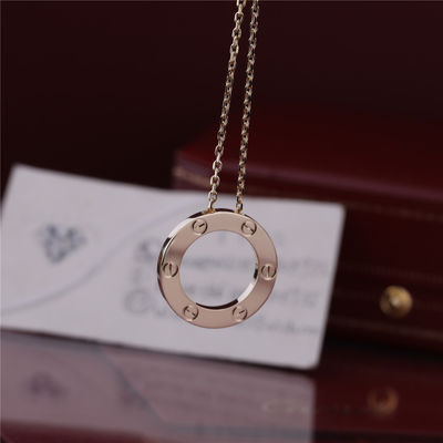 Qualität Des Klassiker-B7014200 Luxusgelbes Gold schmuck-Liebes-der Halsketten-18K Fabrik