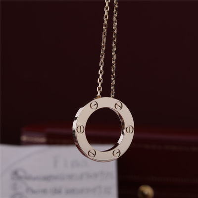 Qualität Des Klassiker-B7014200 Luxusgelbes Gold schmuck-Liebes-der Halsketten-18K Fabrik