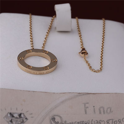 Qualität Des Klassiker-B7014200 Luxusgelbes Gold schmuck-Liebes-der Halsketten-18K Fabrik