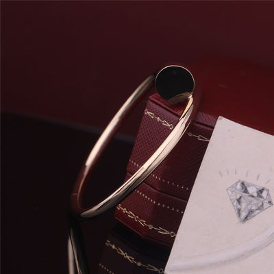 Qualität Luxusgelbes Gold marken-Goldschmuck-Juste Un Clou Bracelets 18K Fabrik