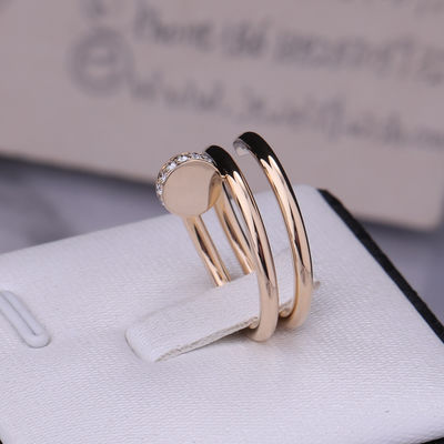 Qualität Golddiamanten Juste Un Clou Ring Ins 18k des Nagel-B4211800 gelbes Fabrik