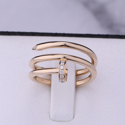 Qualität Golddiamanten Juste Un Clou Ring Ins 18k des Nagel-B4211800 gelbes Fabrik