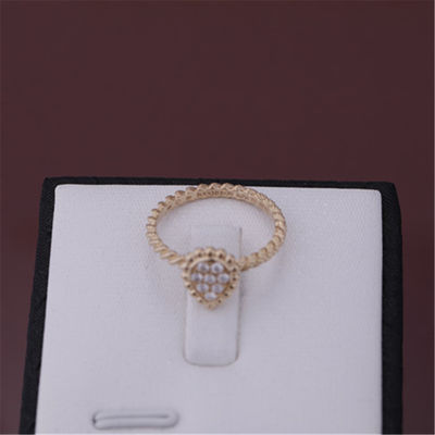 Qualität Motiv-Hinweises JRG02674 18K Schlange Boheme-Ring-XS rosa Gold Diamond Ring Fabrik