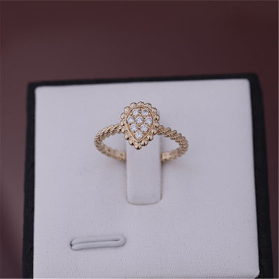 Qualität Motiv-Hinweises JRG02674 18K Schlange Boheme-Ring-XS rosa Gold Diamond Ring Fabrik