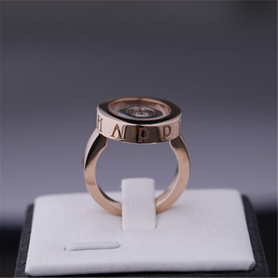 Qualität Geist-Ring Ins 18k Rose Gold White Gold With Chopard glücklicher Diamant Fabrik