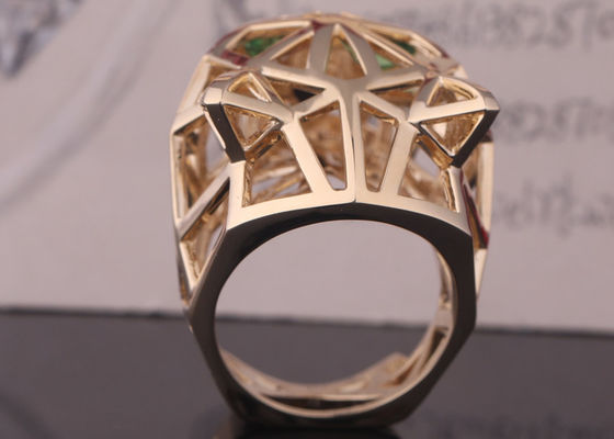 Qualität Onyx PanthèRe Des Cartier Ring Yellow Gold Tsavorite Garnets Fabrik